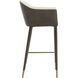 Kylin 41.75 inch Dillon Cream / Bravo Ash Barstool